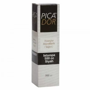 Picador Istampa Mürekkebi Siyah 500cc 1/2 Ke 007