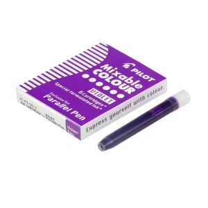 Pilot Parallel Pen Orijinal Kartuş Mor 6lı