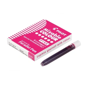 Pilot Parallel Pen Orijinal Kartuş Pembe 6lı