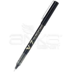 Pilot V7 Hi-Tecpoint İğne Uçlu Roller Kalem 0.7 Siyah