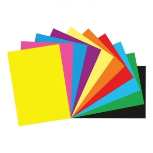 Pin Fon Kartonu 25x35 cm. 10 Renk Karışık