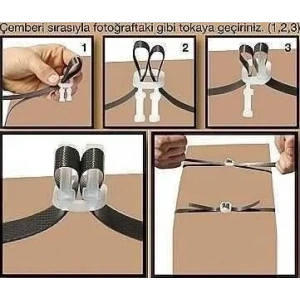 Plastik Çember Tokası - 1000 Adet