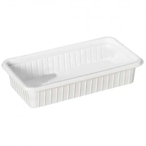 Plastik Dondurma Kabı Beyaz 500Gr (50 Adet)