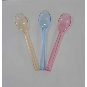 Plastik Dondurma Kaşığı Renkli ( 50 Adet )