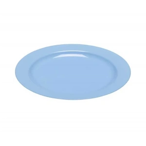 Plastik Mavi Tabak 26 cm - 10 Adet