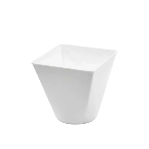 Plastik Mini Kap Beyaz 240 Cc - 24 Adet