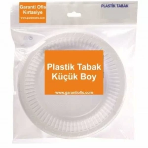 Plastik Tabak Küçük Boy 17cm (100 lü Paket)