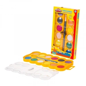 Play Doh 12 Renk Jumbo Suluboya 30 Mm Play-Su007