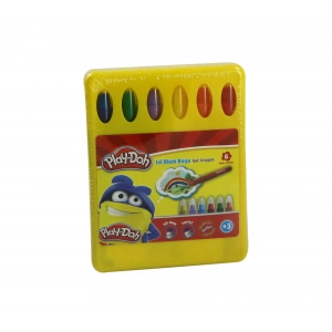 Play-doh 6 Renk Jel Crayon Mum Boya Cr015