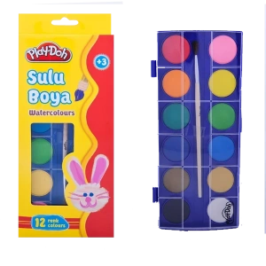 Play-Doh Sulu Boya 28 MM Büyük Boy 12 Renk PLAY-SU003