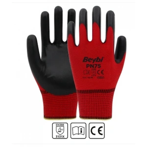 Pn75 İş Eldiveni Nitril Kaplama ( 1 Çift )