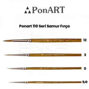 Ponart 110 Seri Samur Fırça