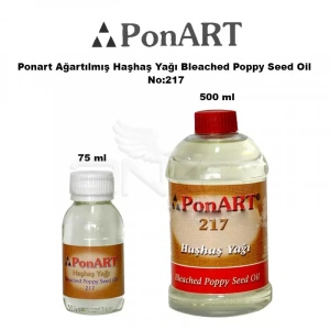Ponart Ağartılmış Haşhaş Yağı Bleached Poppy Seed Oil No:217