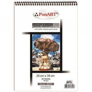 Ponart Drawing & Painting Resim Defteri 25x35 200 Gr. 20 Yp. (PHM-20-141)