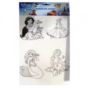 Ponart Prensesler 1 Baskılı 7 Times A4 Twd-7104 The Walt Disney