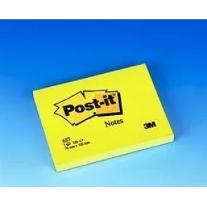 Post-it® 657 Not Sarı 100yp 76x102mm