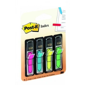 Post-it Index Ok Şeklinde 4 Neon Renk 684-ARR4