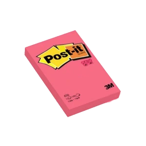 Post-it Yapışkanlı Not Kağıdı 100 YP 51x76 Melon Pembe 656