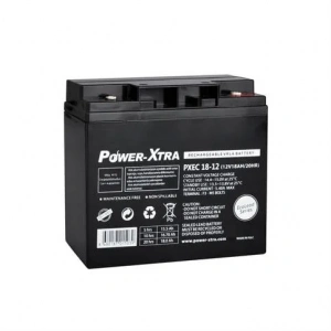 Power-Xtra Ecolead - PXEC18-12 - 12V 18 Ah Kuru Akü - F3 - (M5 Bolts)