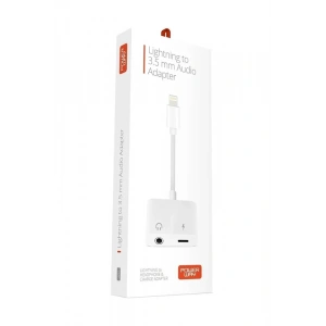 POWERWAY AC01 LİGHTNİNG TO 3.5mm AUDİO SES ÇEVİRİCİ ADAPTÖR