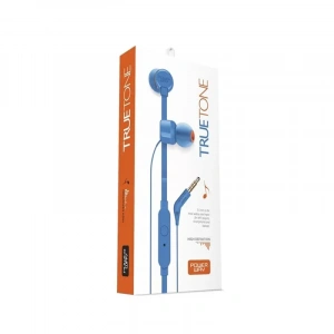 POWERWAY TRUETONE MİKROFONLU KULAKİÇİ KULAKLIK MAVİ