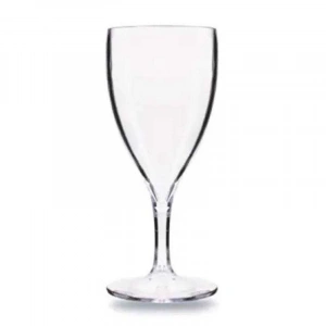 Premium Polikarbonat Şarap Bardağı Şeffaf 230 Cc