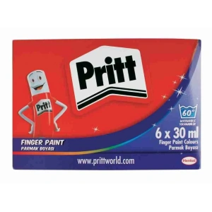 Pritt Parmak Boyası 6 Renk x 30 ml.