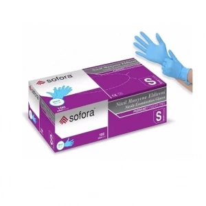 Pudrasız Mavi Nitril Medikal Muayene Eldiveni ( S ) 2000 Adet