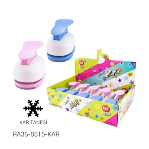 Red Apple Büyük Boy Şekilli Delgeç Şekilgeç 1.5 (3.8 cm.) KAR TANESİ