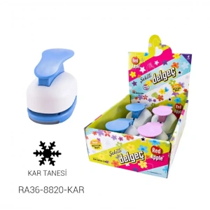Red Apple Mega Boy Şekilli Delgeç Şekilgeç 2 (5 cm.) KAR TANESİ
