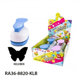 Red Apple Mega Boy Şekilli Delgeç Şekilgeç 2 (5 cm.) KELEBEK