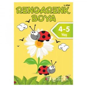 Rengarenk Boya 4-5 Yaş (3. Kitap)