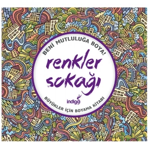 Renkler Sokağı – Büyükler İçin Boyama Kitabı
