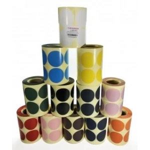 RENKLİ NOKTA ETİKETİ 45MM 1000 ADET