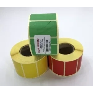 Renkli Termal Barkod Etiketi 30x50 1.000´li