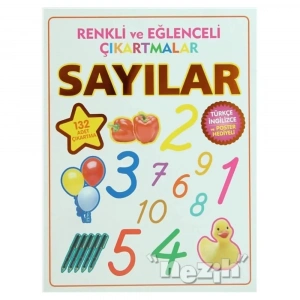 Renkli Ve Eğlenceli Çıkartmalar - Sayılar (numbers)