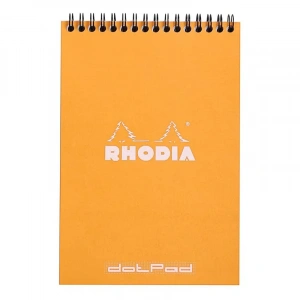 Rhodia Spiralli Noktalı Not Defteri Turuncu A5