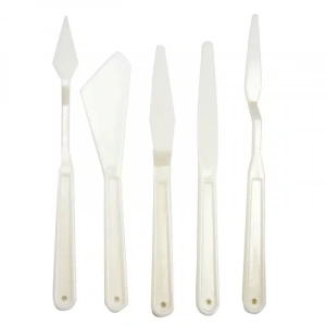 Rıch 11248 5 Li Plastik Spatul Set Beyaz 01343