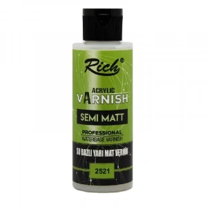 Rıch 2521 Su Bazlı Vernik Yarımat 01723 120 Cc