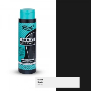 Rıch 500- 2238 Multi Akrilik Boya 01238 Siyah 500 Cc