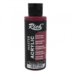 RICH AKRİLİK BOYA 151 KAN KIRMIZI 120 cc