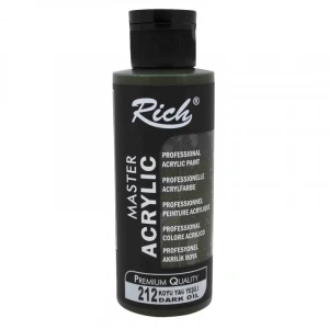 RICH AKRİLİK BOYA 212 KOYU YAĞ YEŞİLİ 120 cc