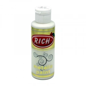 Rich Akrilik Metalik Boya 120ml 731 Beyaz