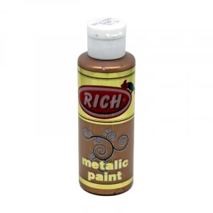 Rich Akrilik Metalik Boya 120ml 740 Bronz
