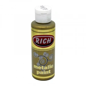 Rich Akrilik Metalik Boya 120ml 772 Koyu Altın
