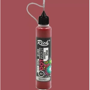 Rich Dot Paınt Boncuk Boya 12087 Bordo