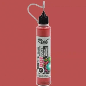 Rich Dot Paınt Boncuk Boya Titanium Metalik  15126 Elma Şekeri