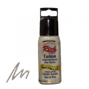 Rich Funny Kids Metalik Boyutlu Boncuk Boya 4352 Gümüş