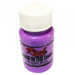 Rich Karanlıkta Parlayan Boya Glow In The Dark 50ml 3012 Mor