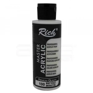 Rich Master Akrilik Boya 120ml 100 Beyaz